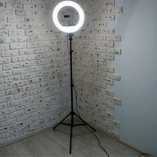 رینگ لایت مدل MJ26-RGB به همراه پایه 101577026