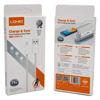 کابل تبدیل USB به لایتنینگ الدینو مدل LS901 طول 1 متر 101536833