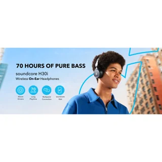 هدفون بلوتوثی انکر مدل Soundcore H30i بدون قابلیت نویز کنسلینگ، درگاه شارژ USB Type-C، دار 101731528