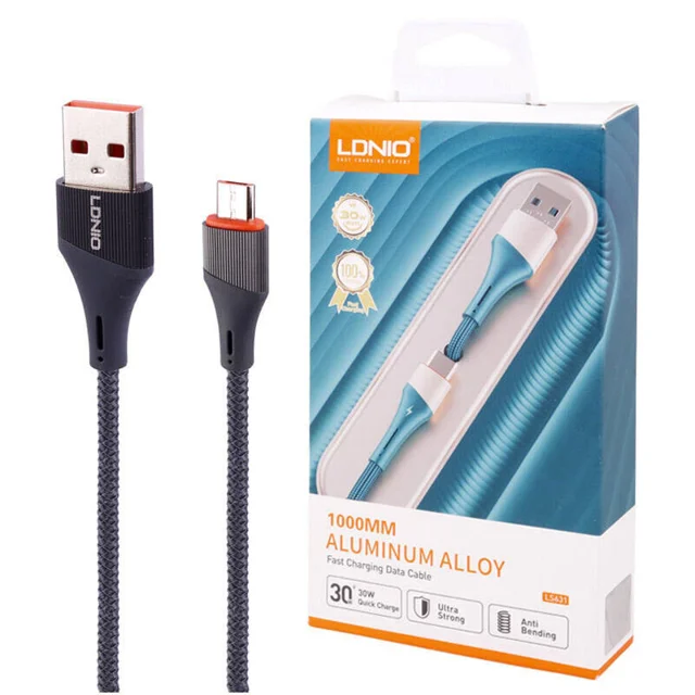 کابل تبدیل USB به USB-C الدینیو مدل LS631 طول 1 متر 101533004