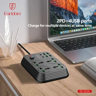چندراهی برق ارلدام مدل POWER SOCKET SC25 101543223