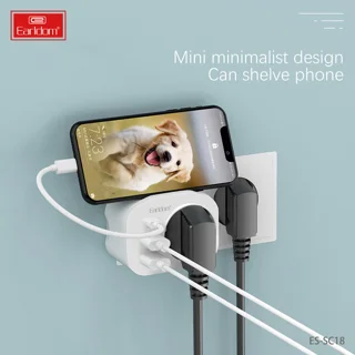 تبدیل دیواری و شارژر ارلدام مدل  4IN1 SC18 101711247