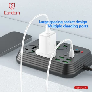 چندراهی برق ارلدام مدل POWER SOCKET SC25 101543221