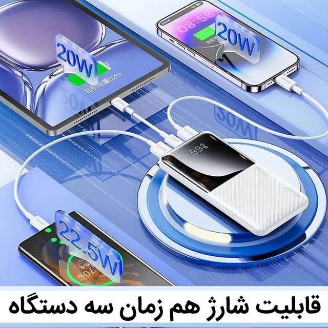 پاوربانک ریمکس مدل RPP-623 ظرفیت 20000 میلی آمپر ساعت 101714416
