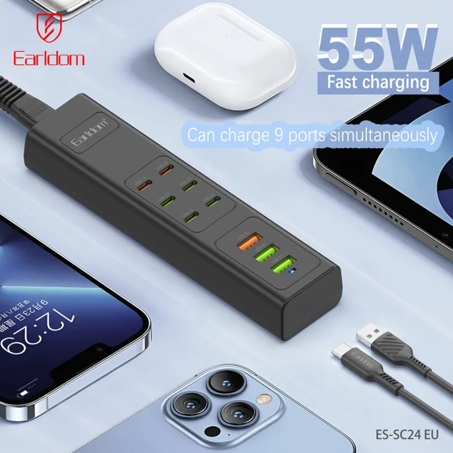 شارژر رومیزی ارلدام مدل SC24 55W 101543158
