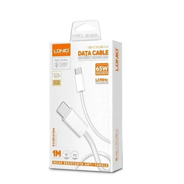 کابل تبدیل USB-C به USB-C الدینیو مدل LC901C طول 1 متر 101536773