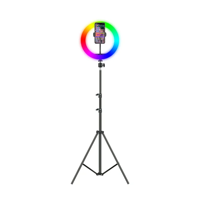 رینگ لایت مدل MJ26-RGB به همراه پایه 101577009