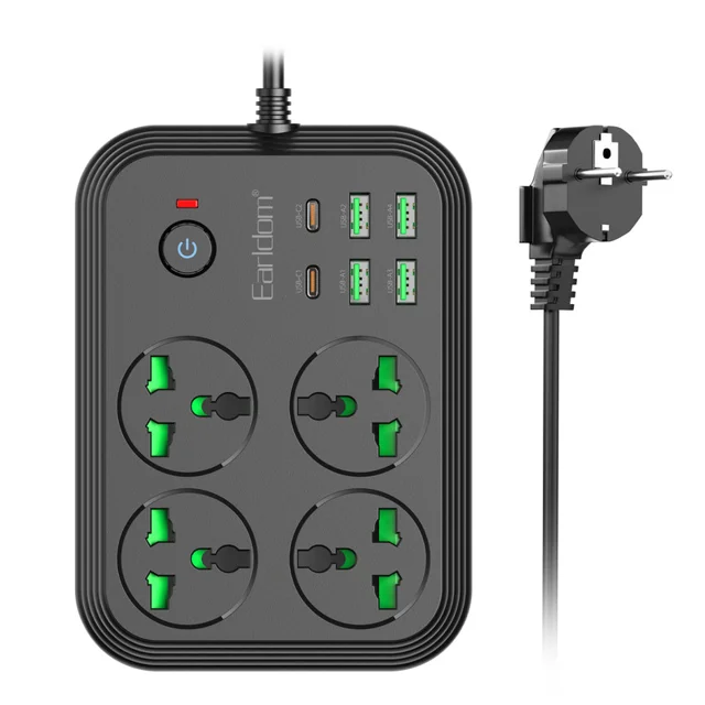 چندراهی برق ارلدام مدل POWER SOCKET SC25 101543219