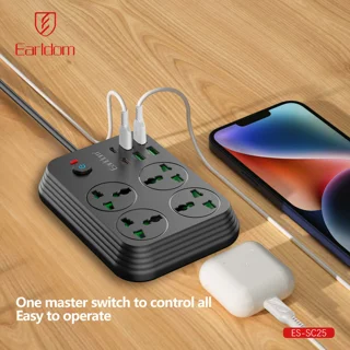چندراهی برق ارلدام مدل POWER SOCKET SC25 101543218