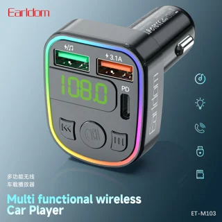 پخش‌کننده اف ام و شارژر فندکی خودرو ارلدام مدل M103 101737762