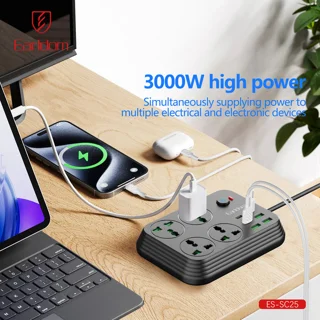 چندراهی برق ارلدام مدل POWER SOCKET SC25 101543220